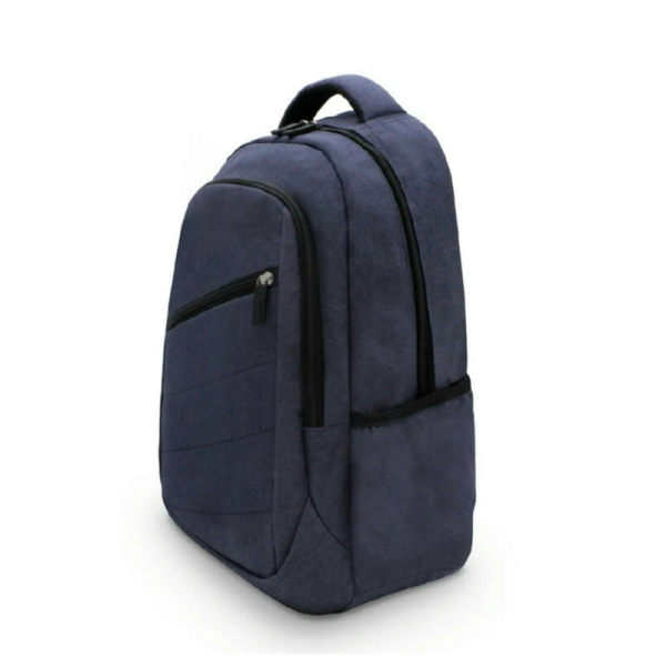 Mochila con vista al frente de costado